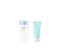 Missha All-Around Safe Block Waterproof Sun Milk + A'PIEU Pure Block Aqua Sun Gel Sunscreen (1ea) Set