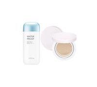 MISSHA All-Around Safe Block Waterproof Sun Milk SPF 50+/PA++++ - 70ml (1ea) + Magic Cushion Cover Lasting - 15g (SPF50+...