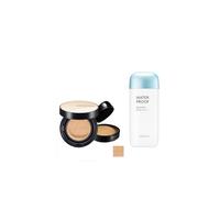 MISSHA - All-Around Safe Block Waterproof Sun Milk SPF 50+/PA++++ - 70ml X Jung Saem Mool - Essential Skin Nuder Cushion -...