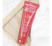 MISSHA Amazon Red Clay Pore Pack Foam Cleanser 120 ml K-Beauty dalla Corea