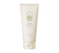Missha Creamy Latte Cleansing Foam Green Tea - Schiuma detergente al latte cremoso al tè verde, detergente viso schiumogeno con estratto di tè verde e latte, per una pelle pulita e morbida.