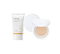 Missha Missha Cotton Sun X Magic Cushion Moist Up Light Beige Set