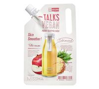 Missha - Talks Vegan Squeeze Pocket Sleeping Mask Skin Smoother Maschera idratante 10 g unisex