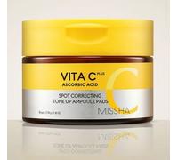 MISSHA Vita C Plus Spot Correcting Tone Up Ampolle Pads - 80 Pads K-Beauty