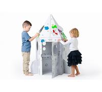 Razzo Missile in cartone da colorare Gioco Laboratorio metodo Montessori 100% Ecologico e Riciclabile | GreenCity Villaggio di Carta | costruisci e colora | gioco di ruolo e di emulazione per bambini