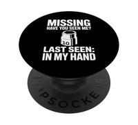 Missing Have You Seen Me 10MM Socket Car Guy Meccanico PopSockets PopGrip Adesivo