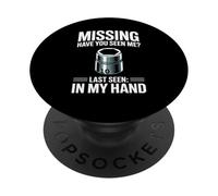 Missing Have You Seen Me 10MM Socket Car Guy Meccanico PopSockets PopGrip Adesivo