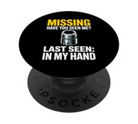 Missing Have You Seen Me 10MM Socket Car Guy Meccanico PopSockets PopGrip Adesivo