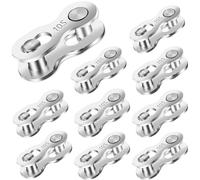 Missing Link 10 paia per catena a 10 velocità Master Link per catena della bicicletta Collegamenti della catena della bici 10 velocità Catena Master Link Quick Link Parti di biciclette Parti di