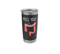 Missing My Colon Funny Ostomy Ostomate Surgery Humor Bicchiere termico in acciaio inox doppia parete