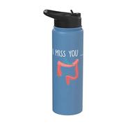 Missing My Colon Funny Ostomy Ostomate Surgery Humor Stainless Steel Insulated Water Bottle