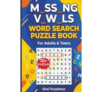 Missing Vowels Word Search Puzzle Book for Adults & Teens: Fun & Challenging Brain Games to Boost Memory, Focus & Problem-Solving Skills l 6 x 9 ... Occasion, Vacations, Holidays and Free Time
