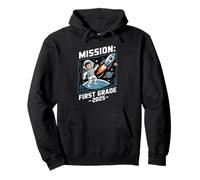 Mission 1st Grade Astronaut School Start Back To School Felpa con Cappuccio