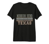 Mission Bend Texas retrò Maglietta Premium