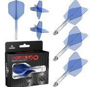 Mission Darts Force 90 | Sistema Integrato di Alette e Steli per Freccette in Precisione Modellate, Confezione da 3 Alette e Steli per Freccette Professionali Altamente Durevoli | Standard No.6