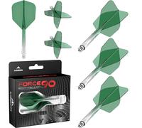 Mission Darts Force 90 | Sistema Integrato di Alette e Steli per Freccette in Precisione Modellato, Confezione da 3 Alette e Steli per Freccette Professionali Altamente Durevoli Combinati | Standard