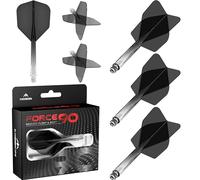Mission Darts Force 90 | Sistema Integrato di Alette e Steli per Freccette in Precisione Modellato, Confezione da 3 Alette e Steli per Freccette Professionali Altamente Durevoli Combinati | Standard