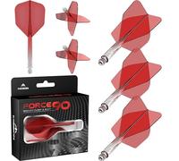 Mission Darts Force 90 | Sistema Integrato di Alette e Steli per Freccette in Precisione Modellato, Confezione da 3 Alette e Steli per Freccette Professionali Altamente Durevoli Combinati | Standard