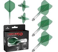 Mission Darts Force 90 | Sistema Integrato di Precisione con Alette e Aste Modellate per Freccette, Confezione da 3 Alette e Aste Combinate Professionali Altamente Resistenti | Standard No.2