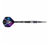 Mission Darts Occult 90% tungsteno Barrel Soft Tip Premium Dart Set, nero e corallo, alberi e voli, 18g (D1647)