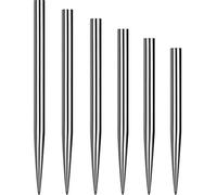 Mission Darts Punte per freccette con punta in acciaio, lisce e lisce da 30 mm, colore argento (#_1xX2425)