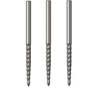 Mission Darts Replacementss Lunar F/S | Punti di ricambio per freccette con punta in acciaio | 40 mm argento (X2673)