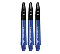 Mission Darts Sabre Shafts | Steli in policarbonato resistente con piano in alluminio nero | Confezione multipla | 7 colori | Tweenie