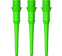 Mission Darts Titan Pro X9159 - Punte per freccette con punta morbida, in plastica, 2BA, confezione da 50, colore: verde neon