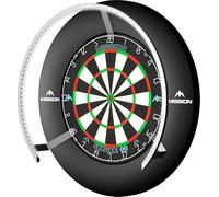 Mission Darts Torus 270 | Sistema di illuminazione a LED per freccette con facile accesso all'area del bersaglio per un gioco senza restrizioni, colori sabbiati nero, rosso, blu, verde, viola, bronzo
