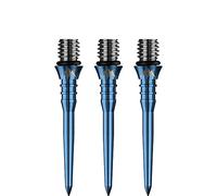 Mission Darts X2620 Titan Pro | Punta di conversione per freccette in titanio scanalato, 26 mm, colore: blu