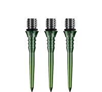 Mission Darts X2623 Titan Pro | Punta di conversione per freccette in titanio scanalata, 26 mm, colore verde sfumato