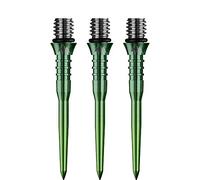 Mission Darts X2624 Titan Pro | Punta per freccette in titanio scanalata da 30 mm, punto di conversione, gradiente, verde