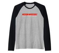 Mission: Impossible Dead Reckoning Action Movie Logo Maglia con Maniche Raglan