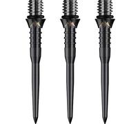 Mission Titan PRO - Punte di conversione per Freccette, in Titanio, morbide in Acciaio, Black - Grooved, 30mm