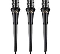 Mission Titan PRO - Punte di conversione per Freccette, in Titanio, morbide in Acciaio, Black - Smooth, 26 mm