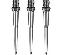 Mission Titan PRO - Punte di conversione per Freccette, in Titanio, morbide in Acciaio, Silver - Smooth, 30mm