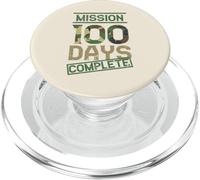 Missione 100 giorni di scuola completa Camo 100th Day Boys Kids PopSockets PopGrip per MagSafe