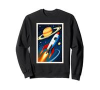 Missione a Saturno Rocket Ship Felpa