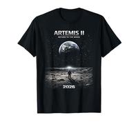 Missione Astronauta Artemis sulla Luna 2026 Rocket Artemis 2 Maglietta