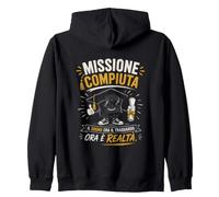 Missione Laurea compiuta Felpa con Cappuccio