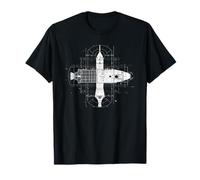Missione lunare 2 Beyond Moon And Back Lunar Expedition Visual Maglietta