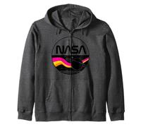 Missione NASA Artemis II NASA Retro Saturno Spazio Felpa con Cappuccio