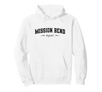 Missione Originale Fine Texas Retro Hometown Nome Mission End Felpa con Cappuccio