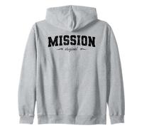 Missione Originale Texas Retro Hometown Nome Mission Original Felpa con Cappuccio