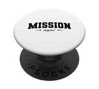 Missione originale Texas Retro Hometown Nome Mission Original PopSockets PopGrip Adesivo