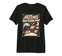 Missione Spaziale Artemis 2026 Maglietta Premium