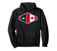 Mississippi e Canada Uniti nelle Radici Felpa con Cappuccio