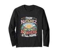 Mississippi Heritage from Natchez America Rurale Maglia a Manica