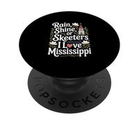 Mississippi Heritage Rain Shine o Skeeters Chiesa Comunità PopSockets PopGrip Adesivo