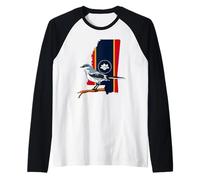 Mississippi in God We Trust State Flag Bird Maglia con Maniche Raglan